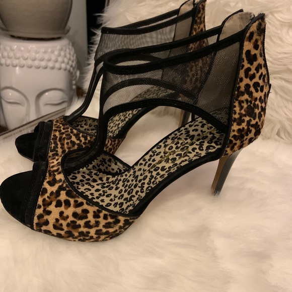 SOLD - Brand New Jessica Simpson Leopard Heels - Picture 5 of 9